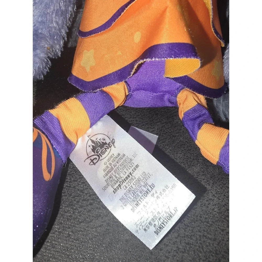 DISNEY STORE MINNIE MOUSE HALLOWEEN BLACK FURRY CAT PLUSH 14